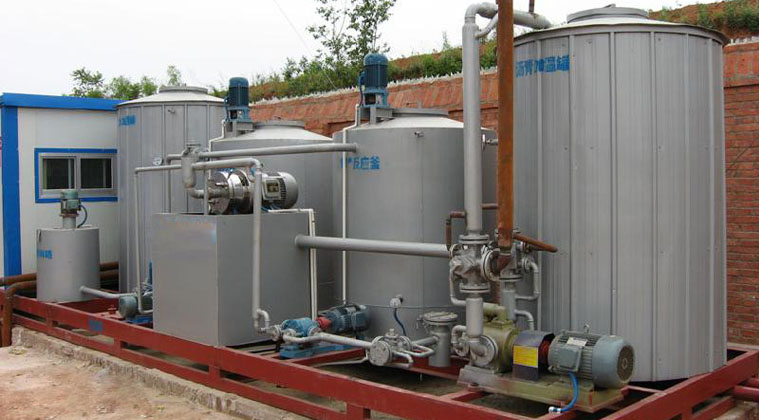 保溫瀝青泵現(xiàn)場(chǎng)