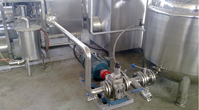 YCB不銹鋼齒輪泵用戶現(xiàn)場 YCB不銹鋼齒輪泵用戶現(xiàn)場