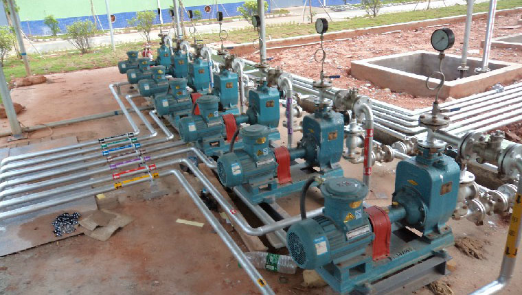 防爆溶劑泵用戶現場 防爆溶劑泵用戶現場