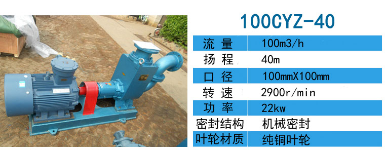 100CYZ-40自吸離心油泵 100CYZ-40自吸離心油泵