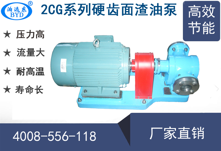 2CG硬齒面渣油泵型號 2CG硬齒面渣油泵型號