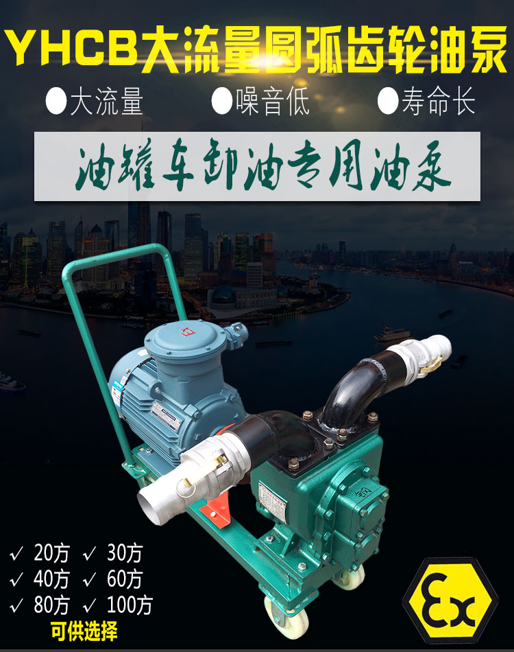 YHCB移動(dòng)式圓弧齒輪油泵
