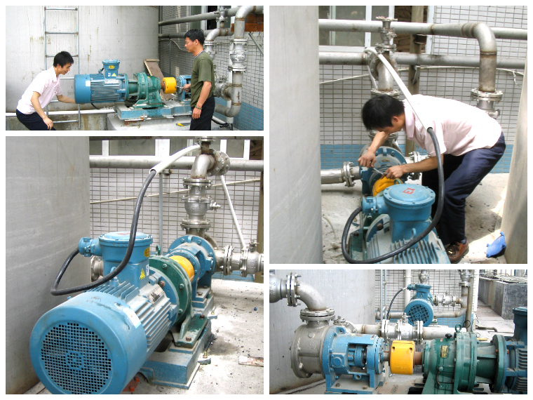 高粘度樹脂泵用戶現場 高粘度樹脂泵用戶現場