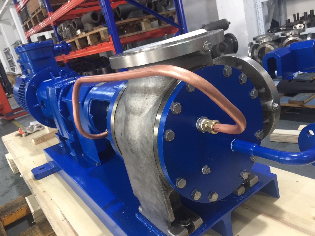 內嚙合夾套保溫齒輪泵 內嚙合夾套保溫齒輪泵