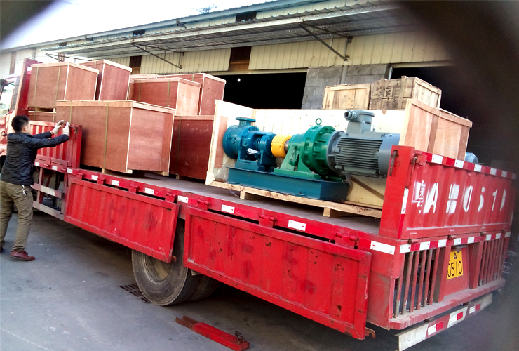 東莞天賦傳奇機(jī)械設(shè)備科技有限公司NYP320B內(nèi)嚙合高粘度泵全部順利交貨