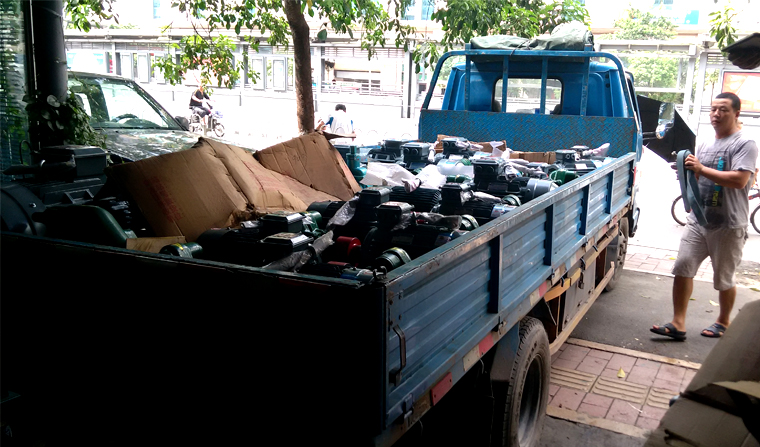 精聯潤滑油廠訂購遠東KCB-300高溫齒輪油泵35臺順利交貨用戶使用