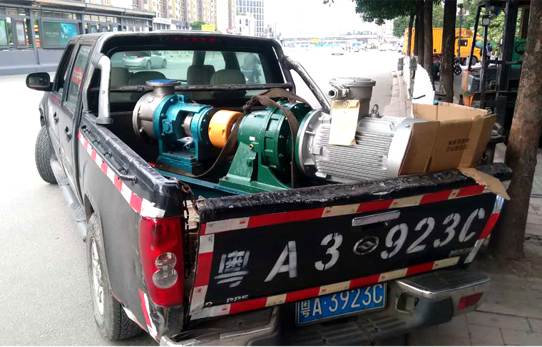 祝賀遠東泵業NYP220B-RU-104U-W51高粘度泵順利交貨