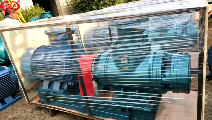 祝賀遠(yuǎn)東泵為孟加拉用戶定制的W7.2ZK-112M1W73雙螺桿泵如期交貨